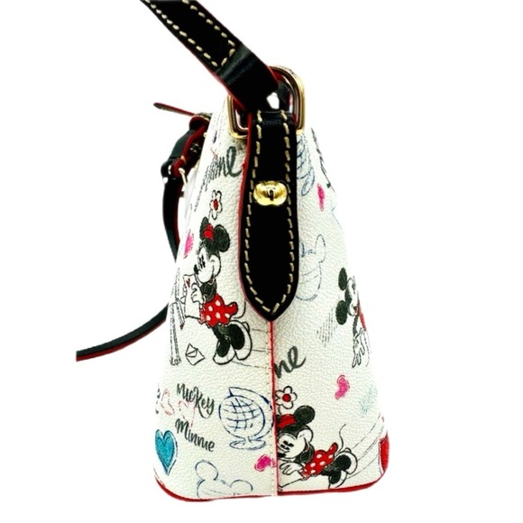 Authentic Disney Parks Dooney & Bourke Mickey Minnie Sweethearts Crossbody - NWT - Picture 3 of 7
